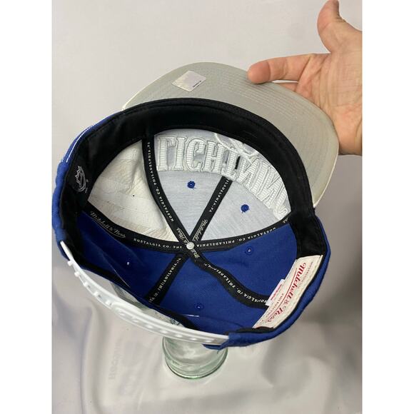 Tampa Bay Lightning Mitchell & Ness Pro Crown Fit Snapback Hat Cap - Picture 4 of 9